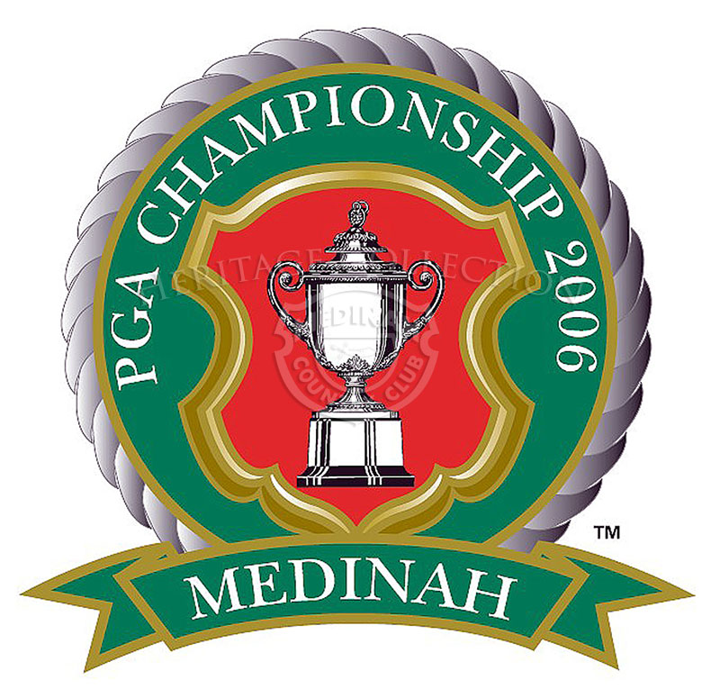 PGA Championship 2006 logo at Medinah Country Club. Different sizes.