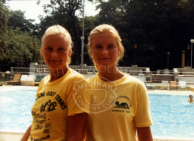 Linda and Sandra Gaglinis twin sisters. Linda was a MCC lifeguard and Sandra at Itasca CC.