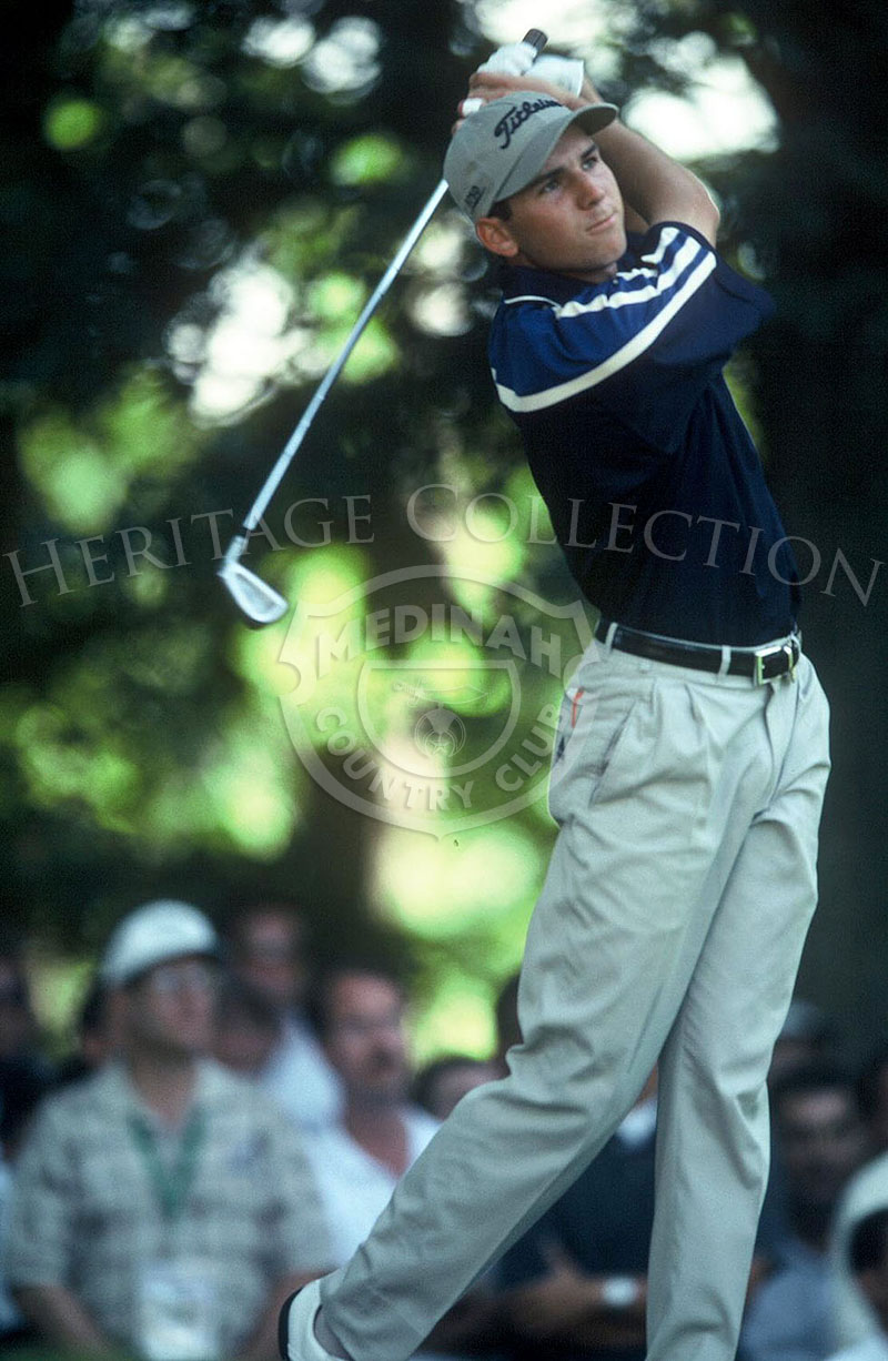 Sergio Garcia turned pro in 1999, and competed in the 81st PGA that year. He was only 19 years old, making him the youngest PGA player since Gene Sarazen in 1921. Garcia finished in second place, with 10 under par for a total score of 278. He was only one stroke behind winner Tiger Woods.