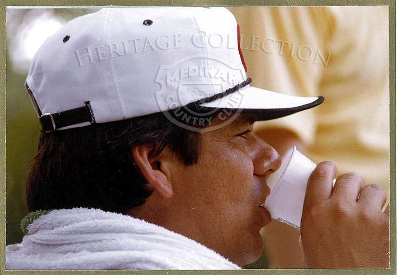 Lee Trevino at 75th U.S. Open.